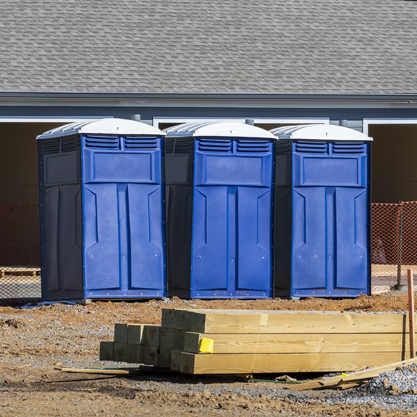 what is the maximum capacity for a single portable toilet in Ruston Louisiana